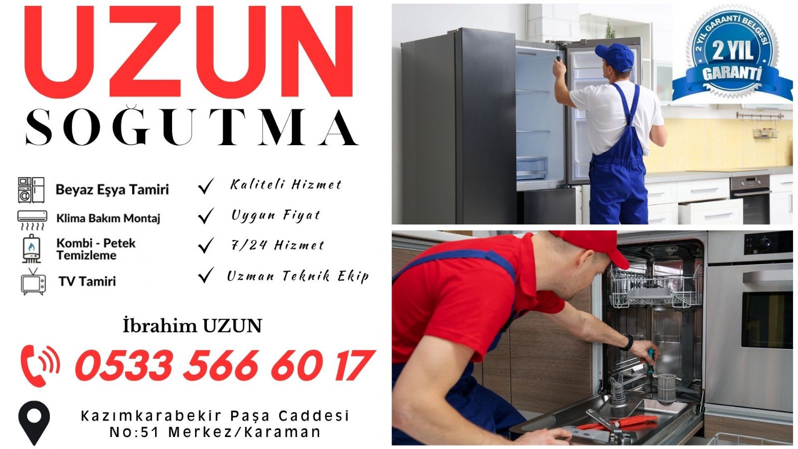 karaman beyaz eşya servisi